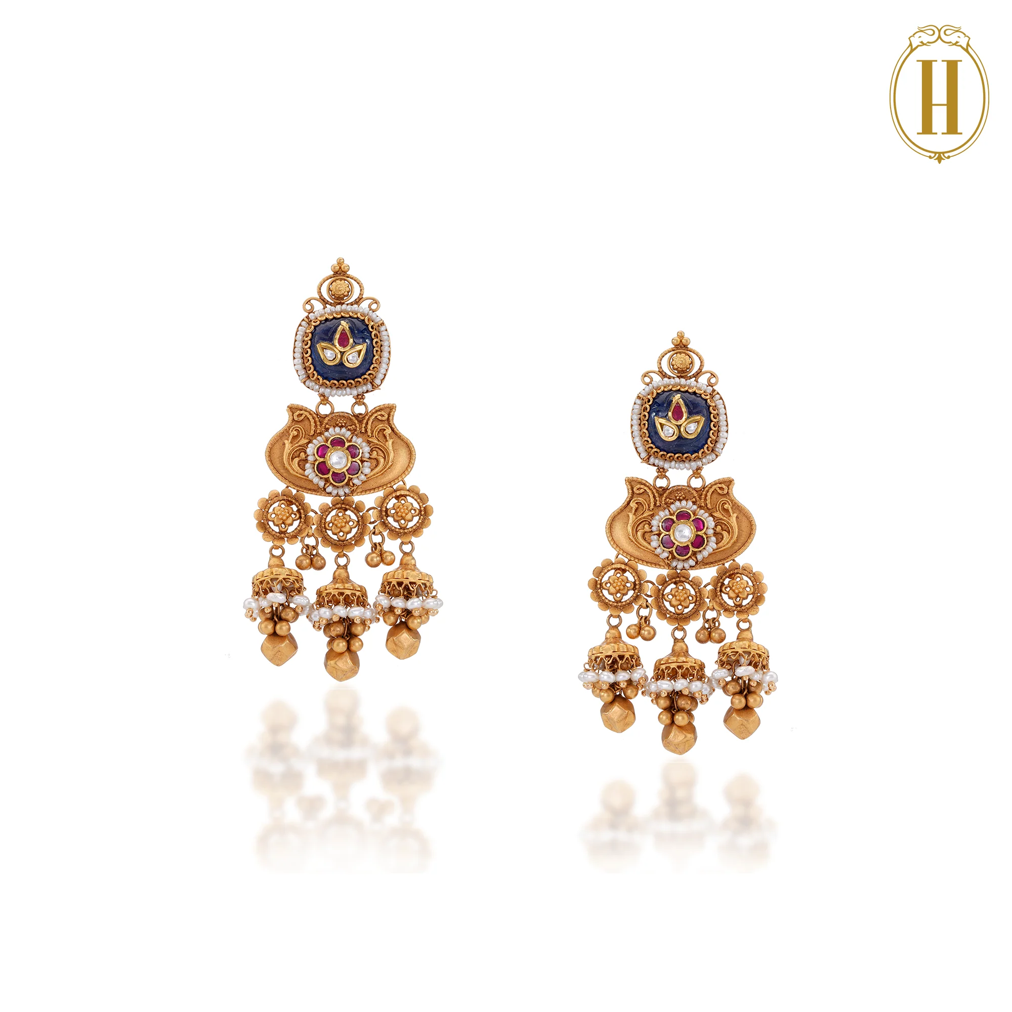 Anayat Coral and Gold Set - Image 3