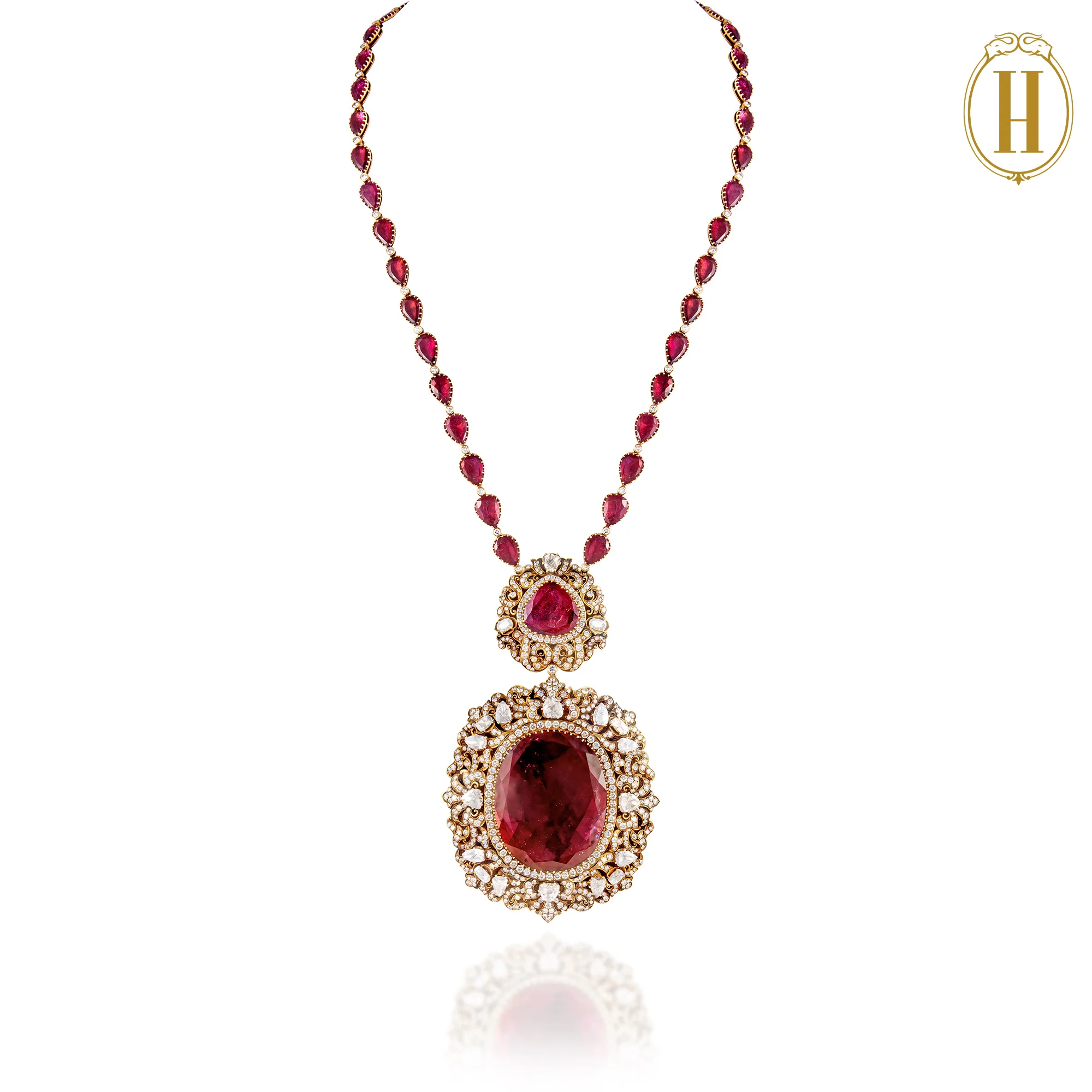 Royal Vintage Tourmaline  Necklace - Image 3