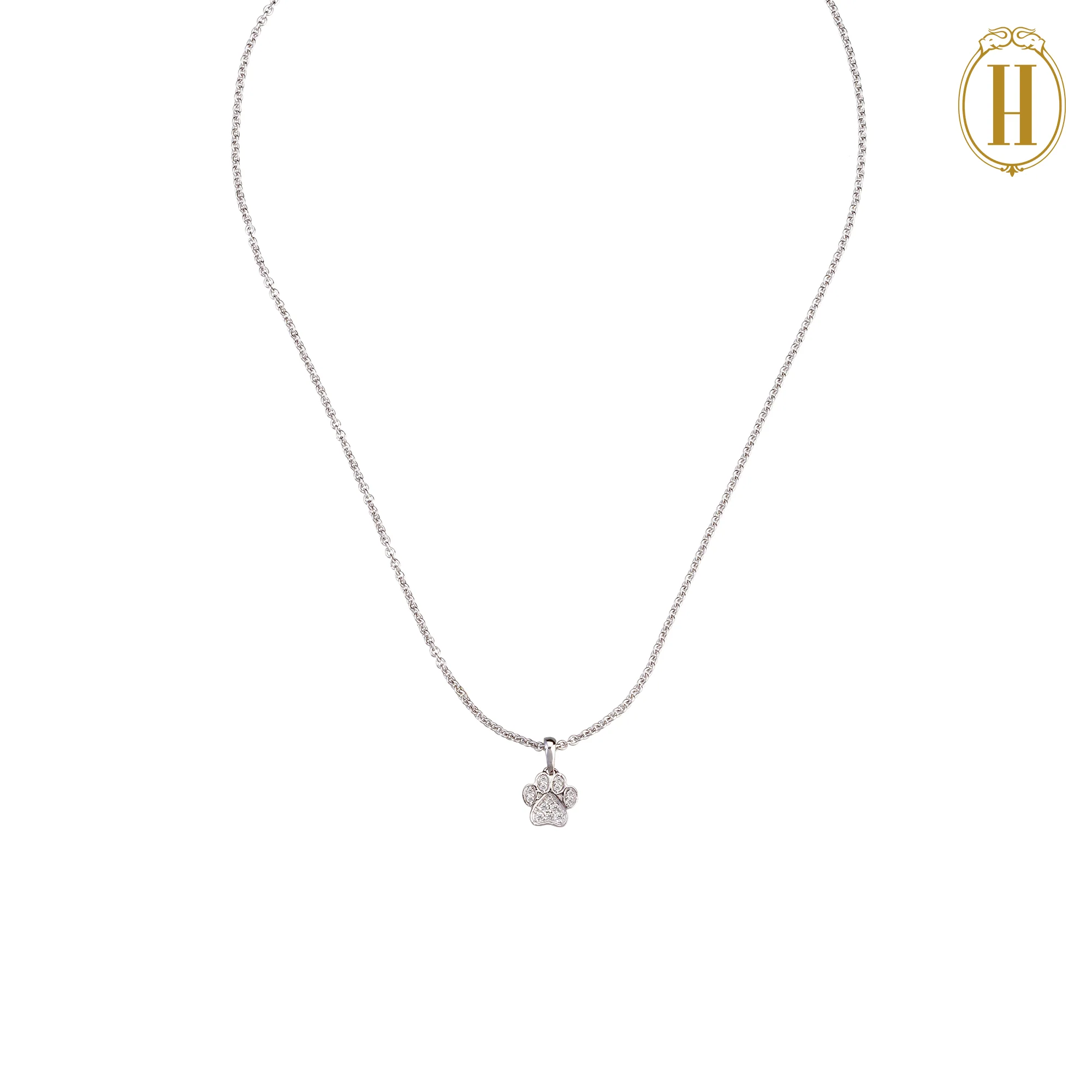 Zoori Diamond Paw Pendant - Image 4